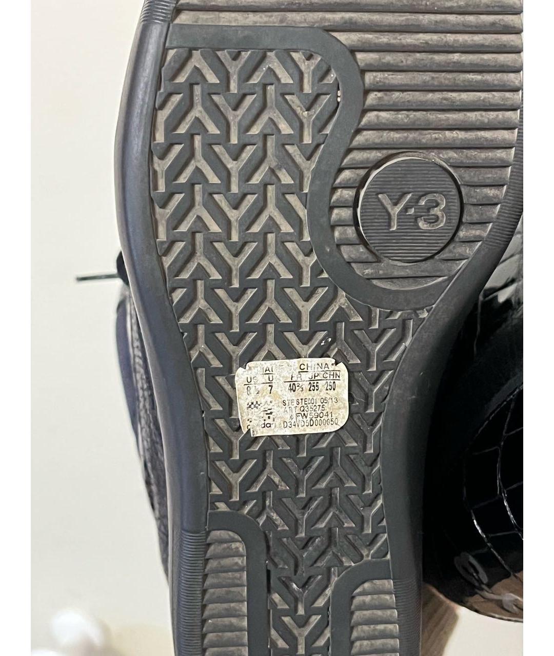 YOHJI YAMAMOTO Черные кожаные ботильоны, фото 3