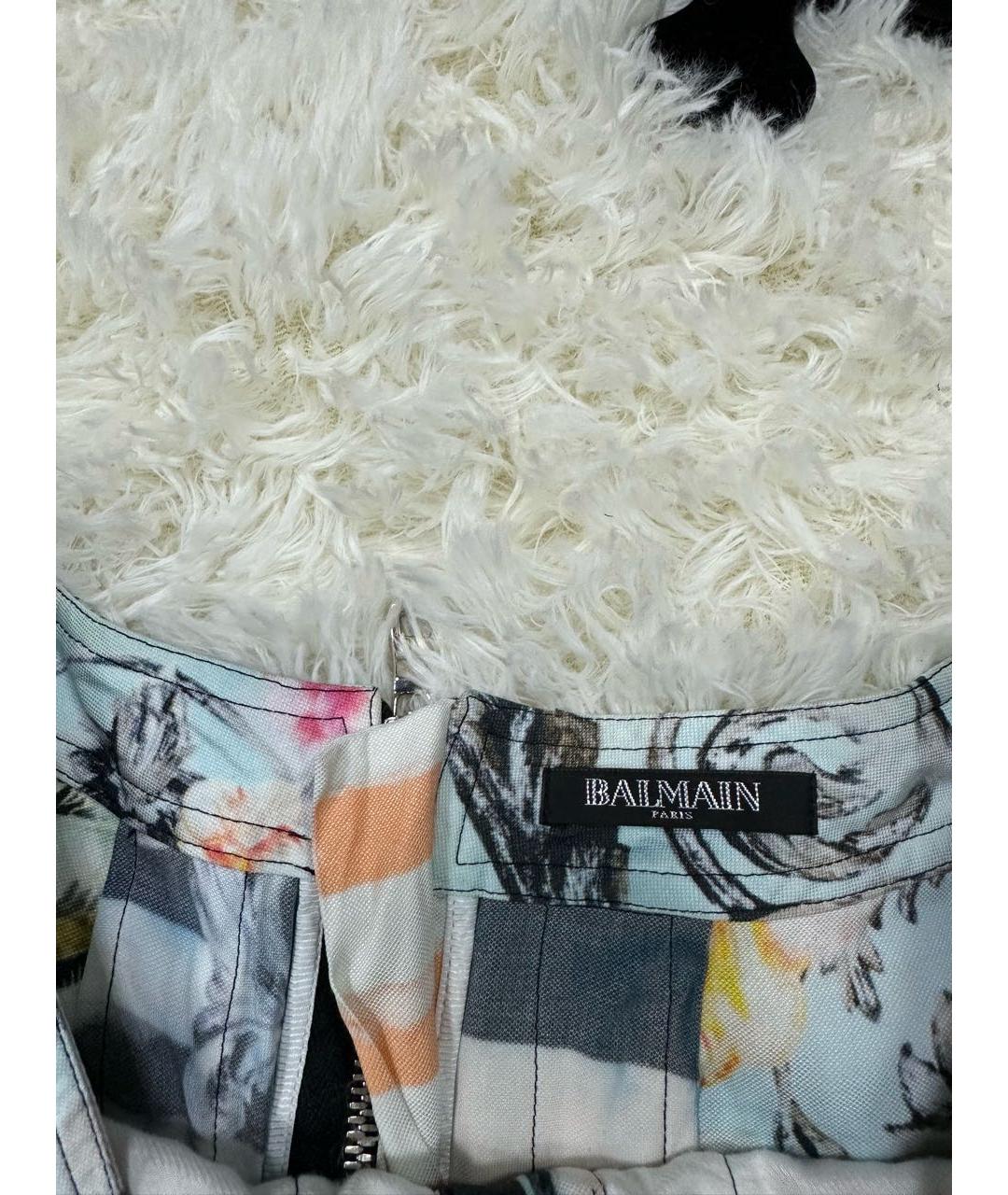 BALMAIN Мульти юбка мини, фото 5