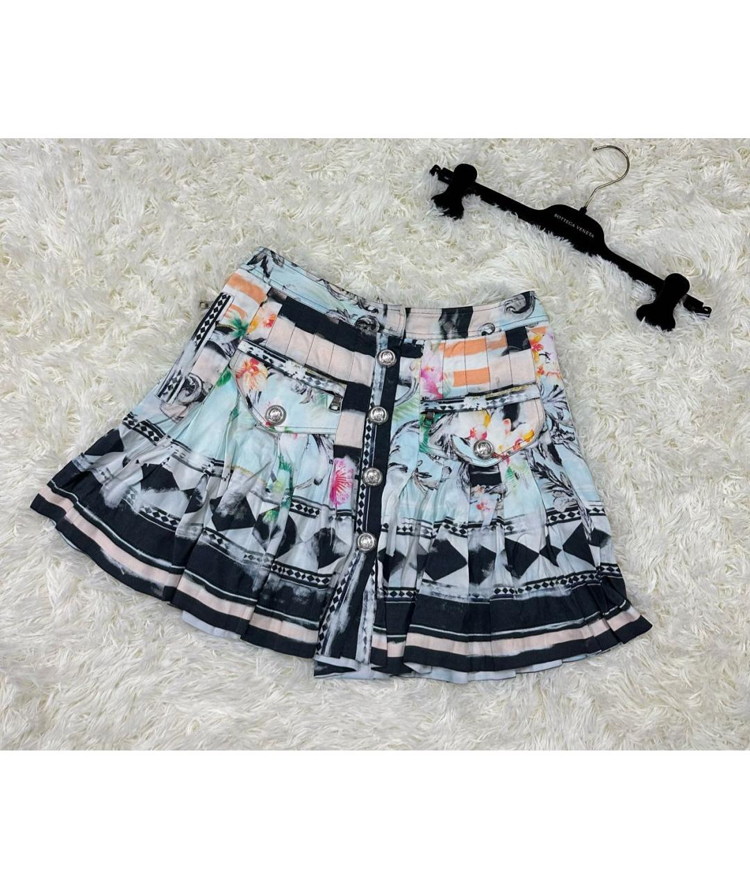 BALMAIN Мульти юбка мини, фото 2