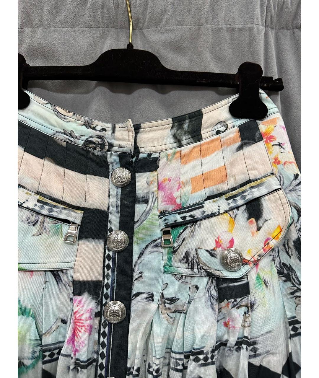 BALMAIN Мульти юбка мини, фото 3