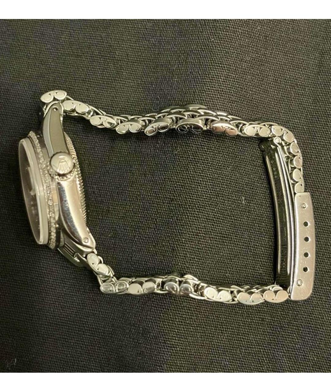 ROLEX Серебряные металлические часы, фото 4