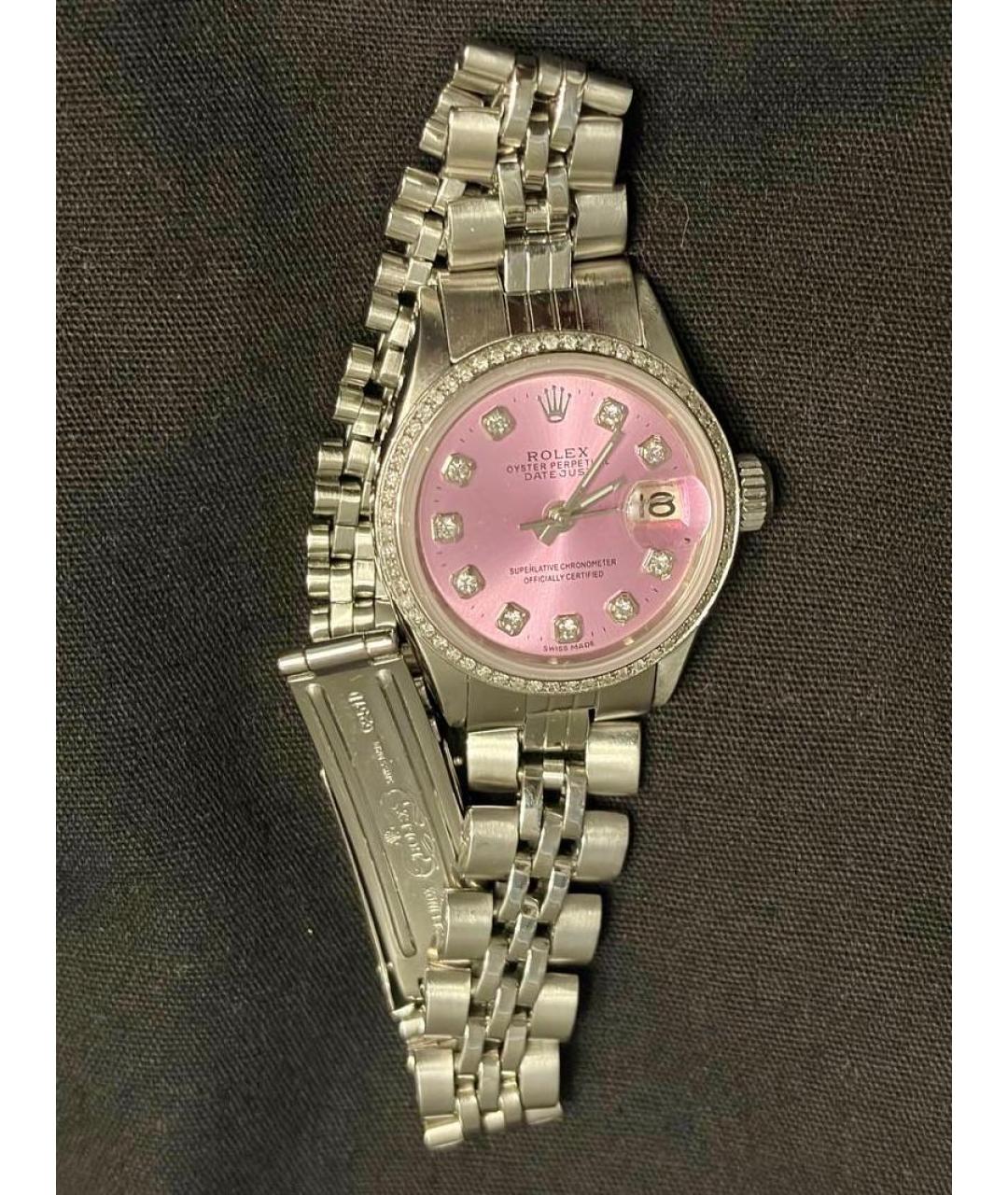 ROLEX Серебряные металлические часы, фото 2