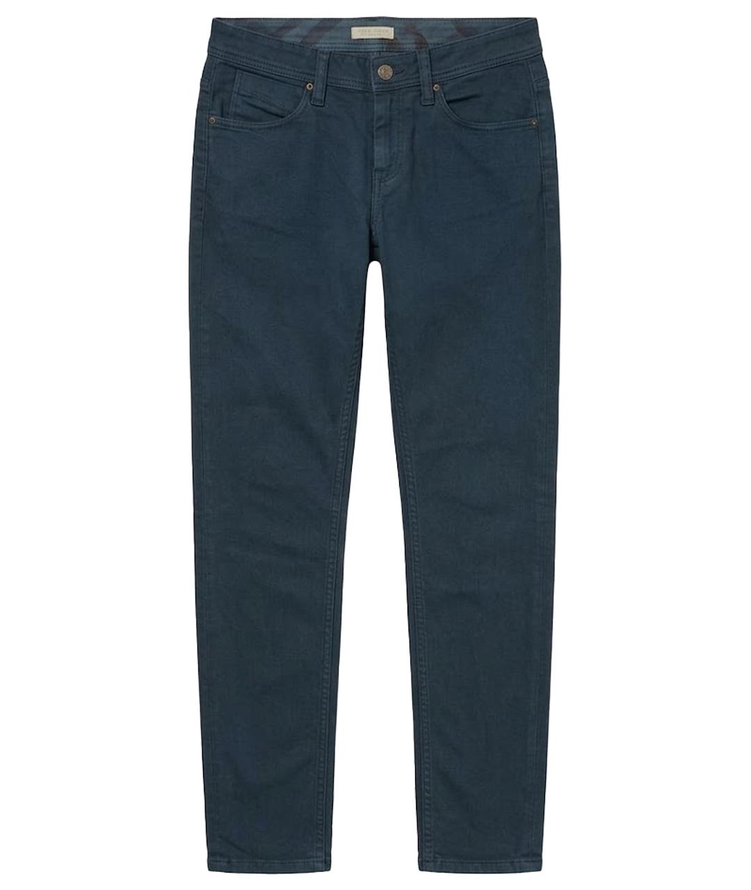 BURBERRY Зеленые хлопко-эластановые джинсы слим, фото 1