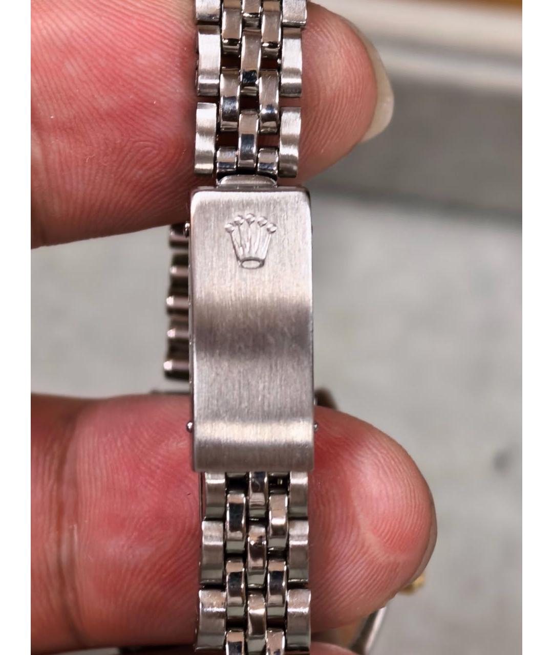 ROLEX Серебряные металлические часы, фото 4