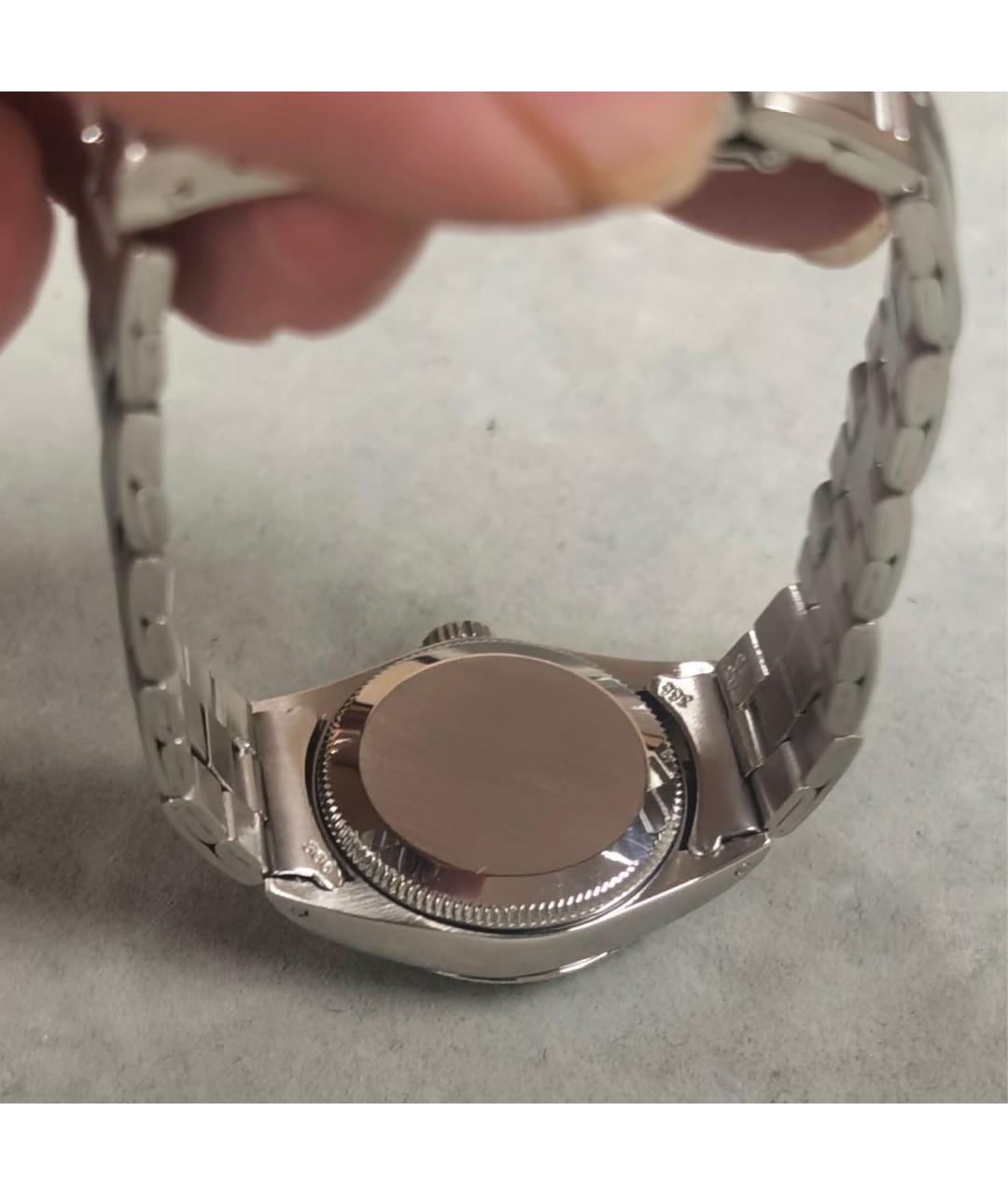 ROLEX Серебряные часы из белого золота, фото 6