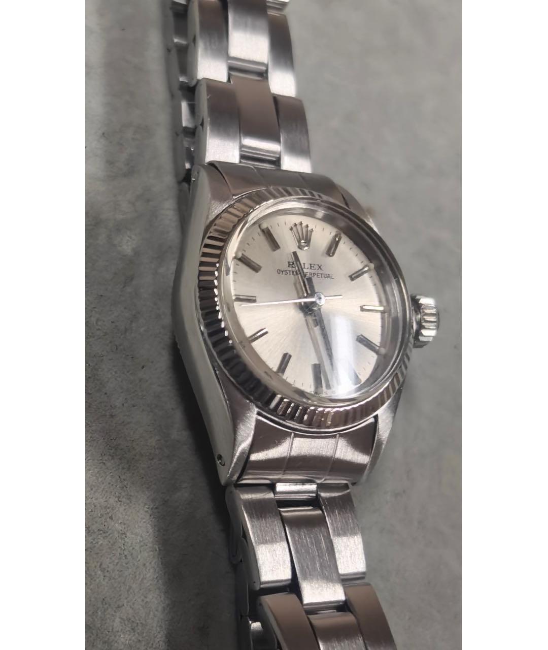 ROLEX Серебряные часы из белого золота, фото 3