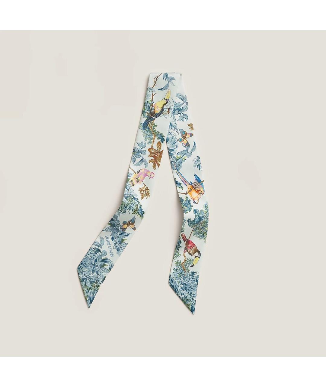 HERMES Мульти шелковый платок, фото 6