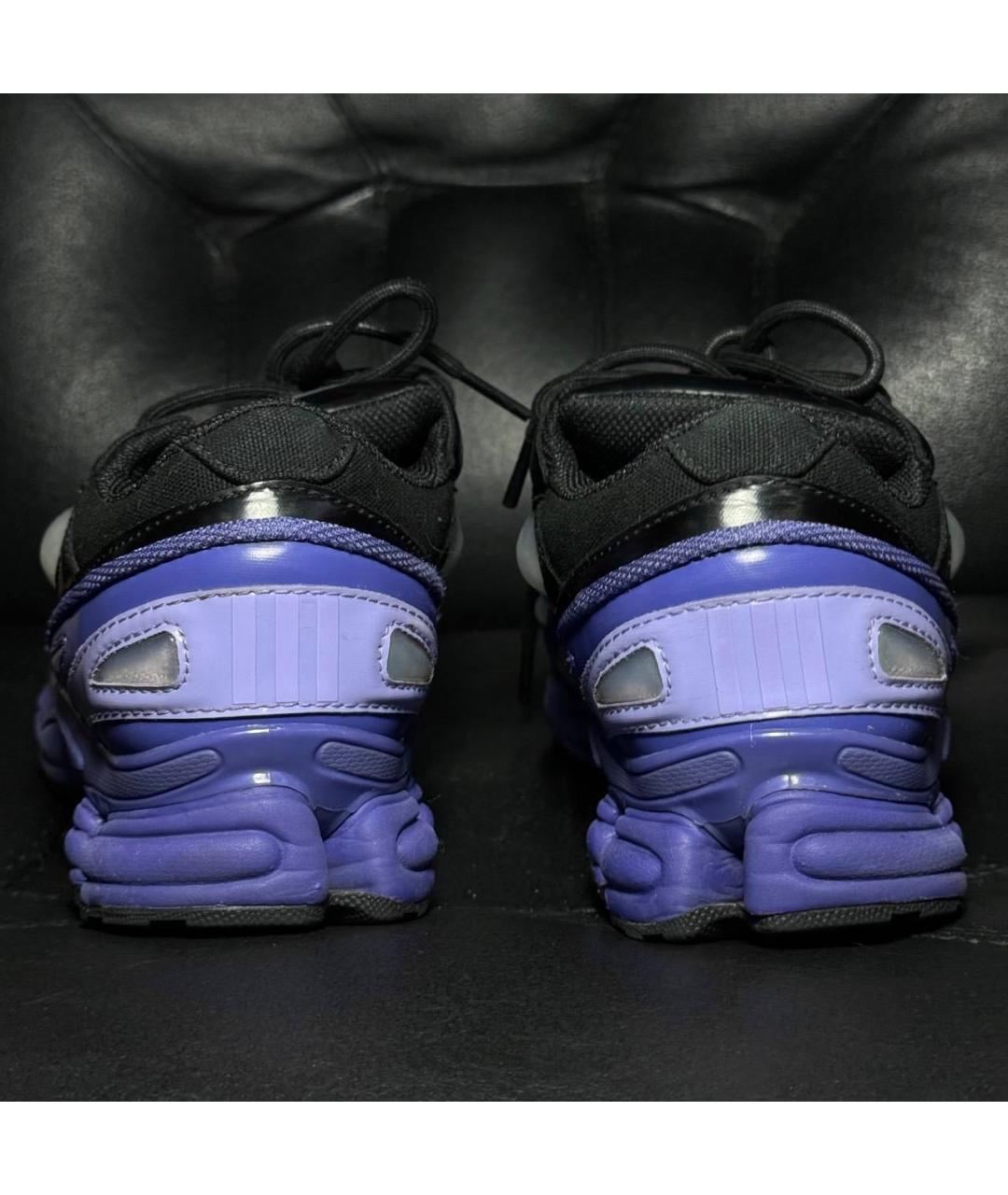 ADIDAS X RAF SIMONS Фиолетовые текстильные низкие кроссовки / кеды, фото 2