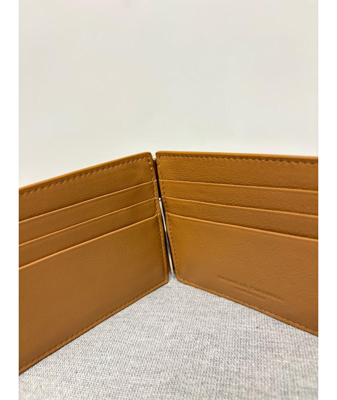 BRUNELLO CUCINELLI Коричневый замшевый кошелек, фото 7