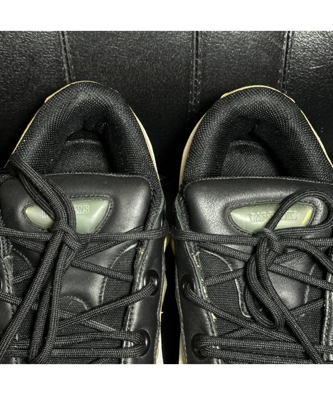 ADIDAS X RAF SIMONS Белые кожаные низкие кроссовки / кеды, фото 7