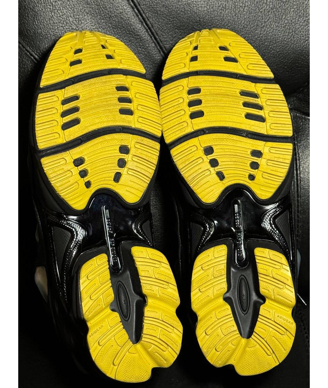 ADIDAS X RAF SIMONS Черные кожаные низкие кроссовки / кеды, фото 6