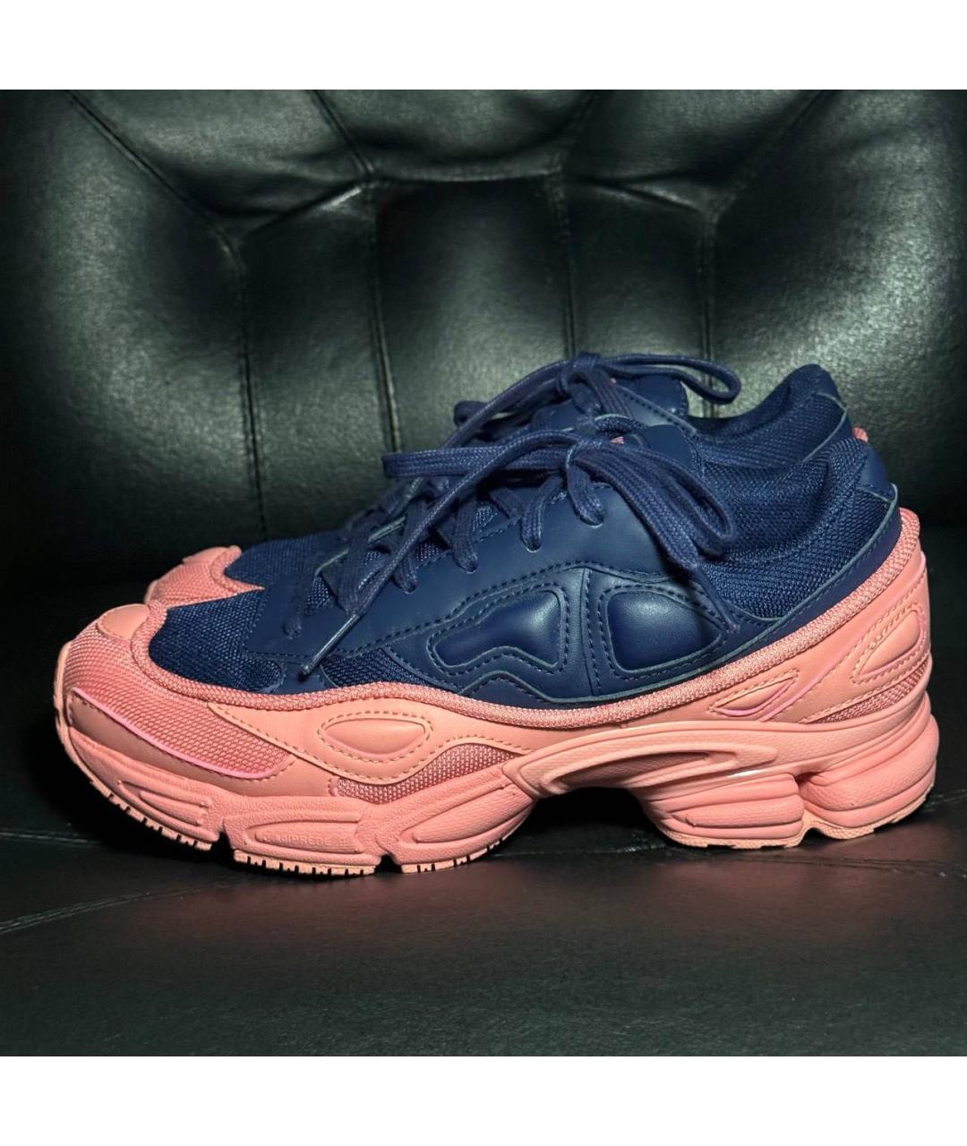 ADIDAS X RAF SIMONS Коралловые текстильные кроссовки, фото 8