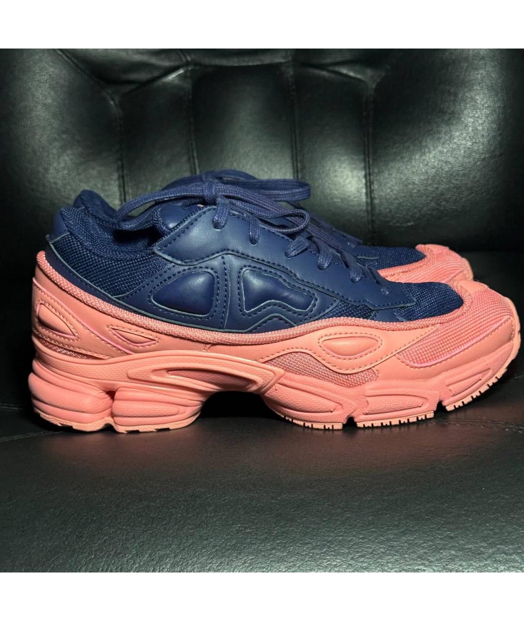 ADIDAS X RAF SIMONS Коралловые текстильные кроссовки, фото 9