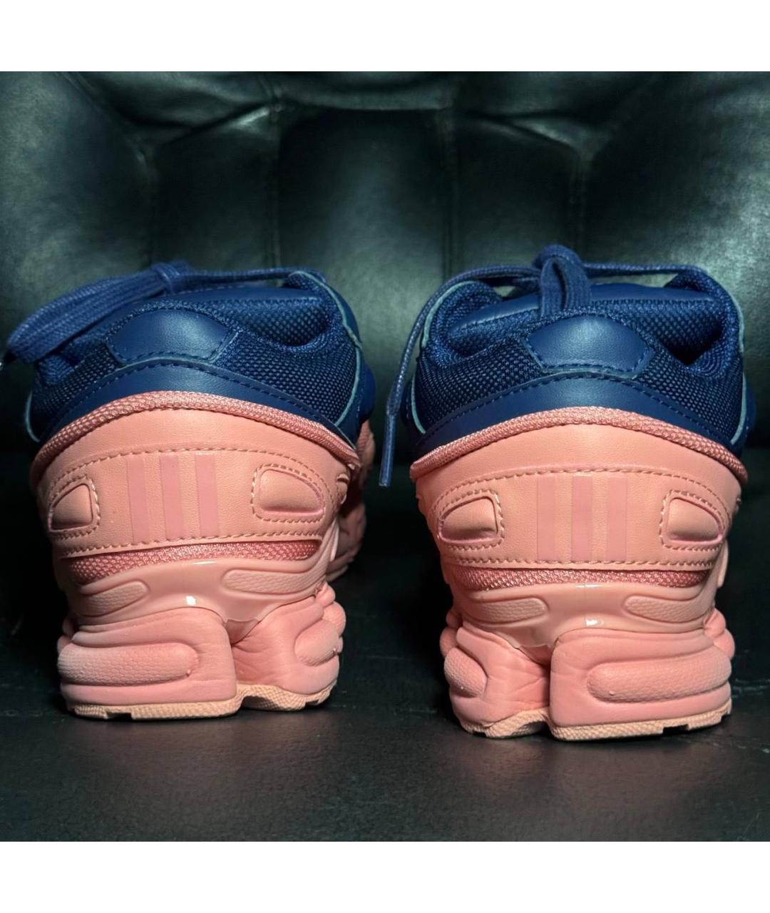 ADIDAS X RAF SIMONS Коралловые текстильные кроссовки, фото 2