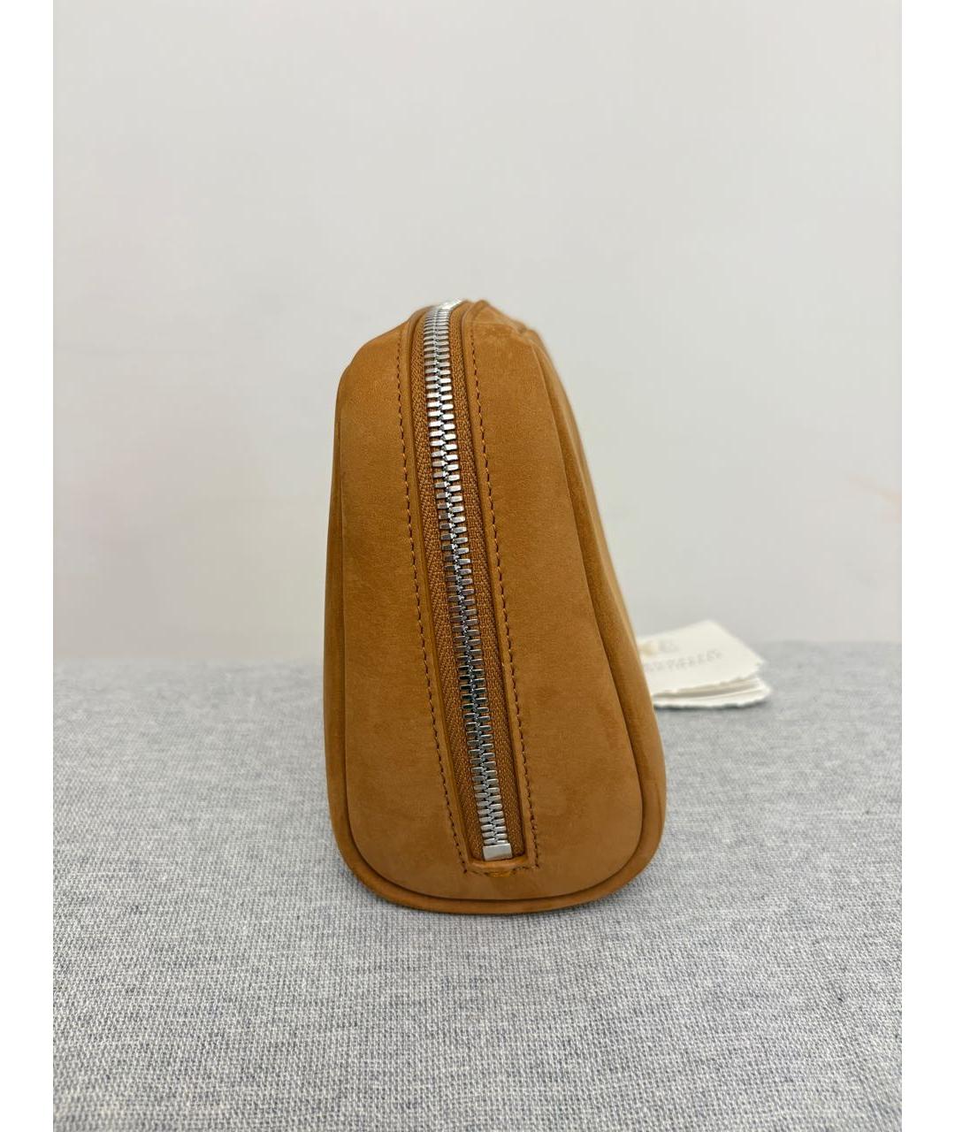 BRUNELLO CUCINELLI Коричневая замшевая барсетка, фото 5