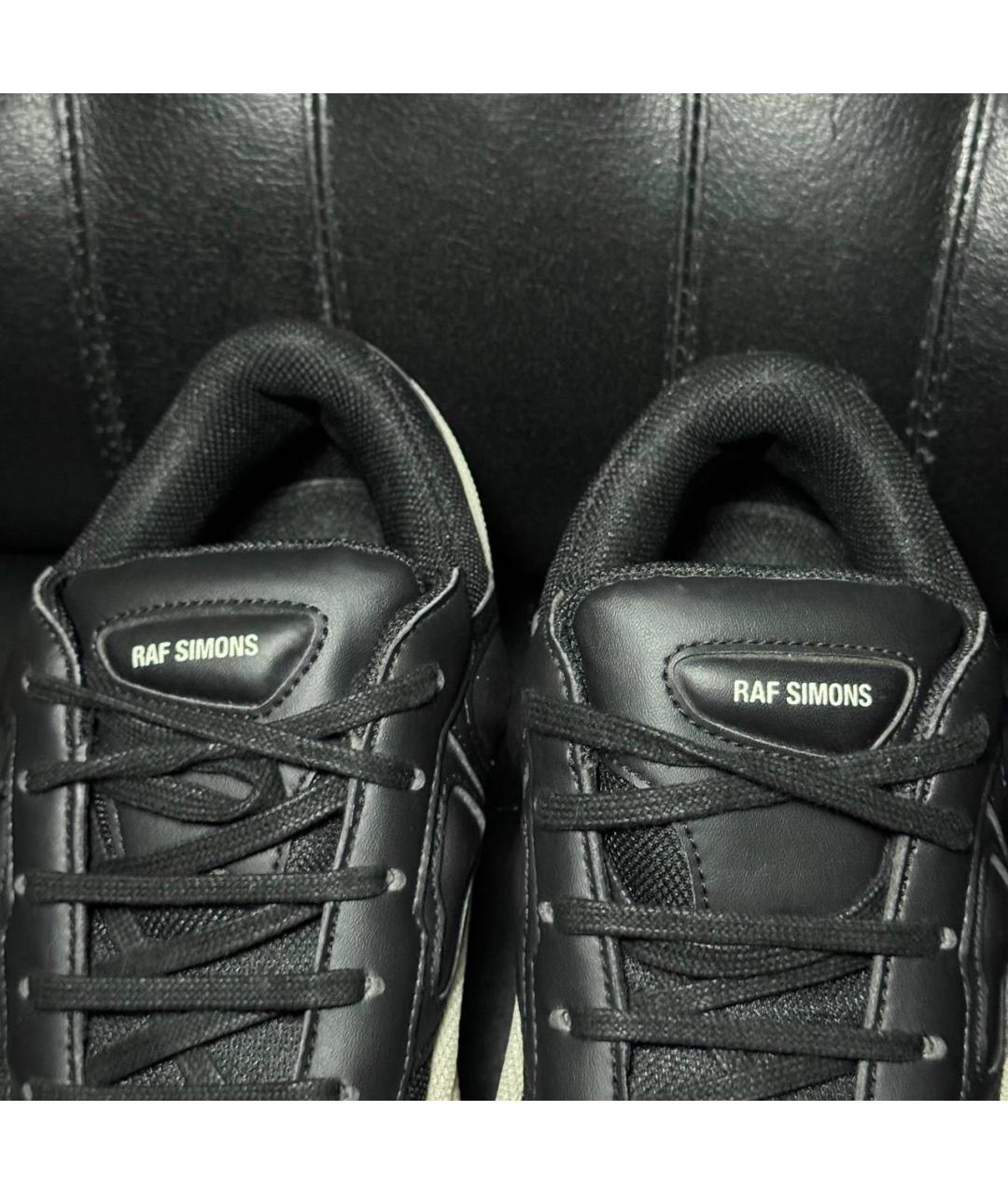 ADIDAS X RAF SIMONS Белые текстильные низкие кроссовки / кеды, фото 8