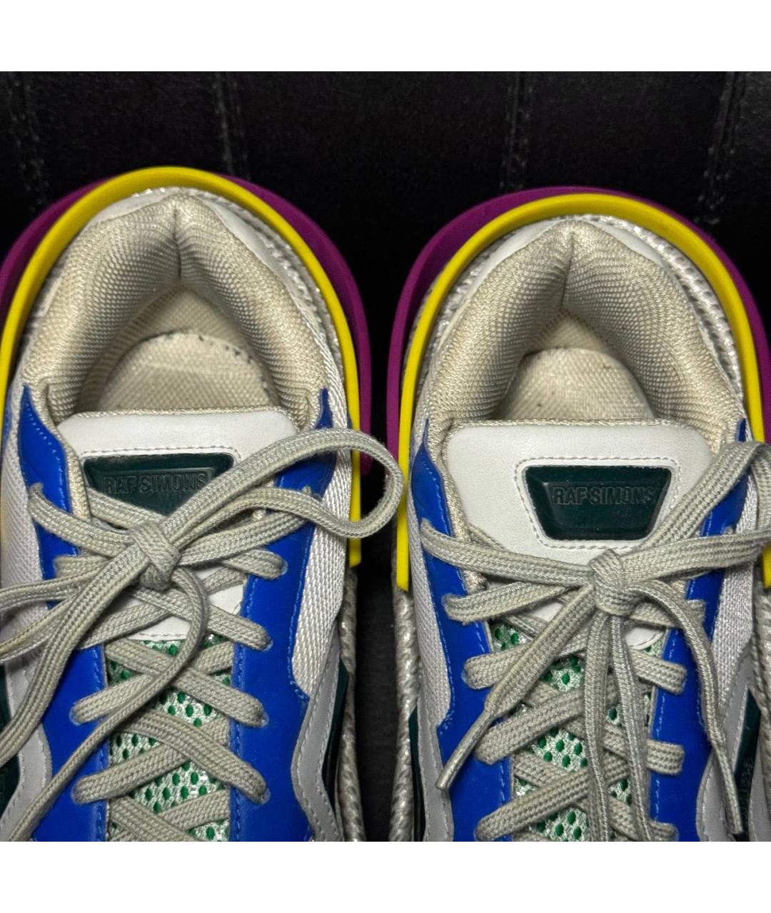 ADIDAS X RAF SIMONS Синие текстильные кроссовки, фото 8