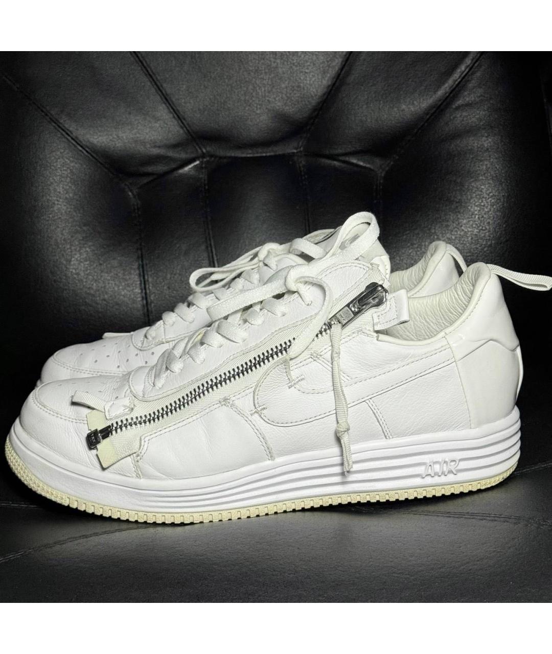 ACRONYM® Белые кожаные низкие кроссовки / кеды, фото 3