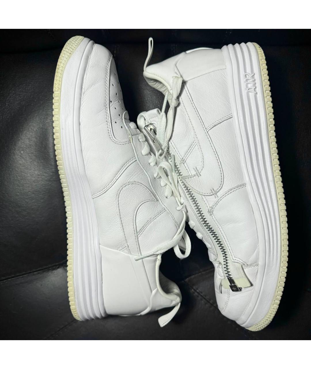 ACRONYM® Белые кожаные низкие кроссовки / кеды, фото 4
