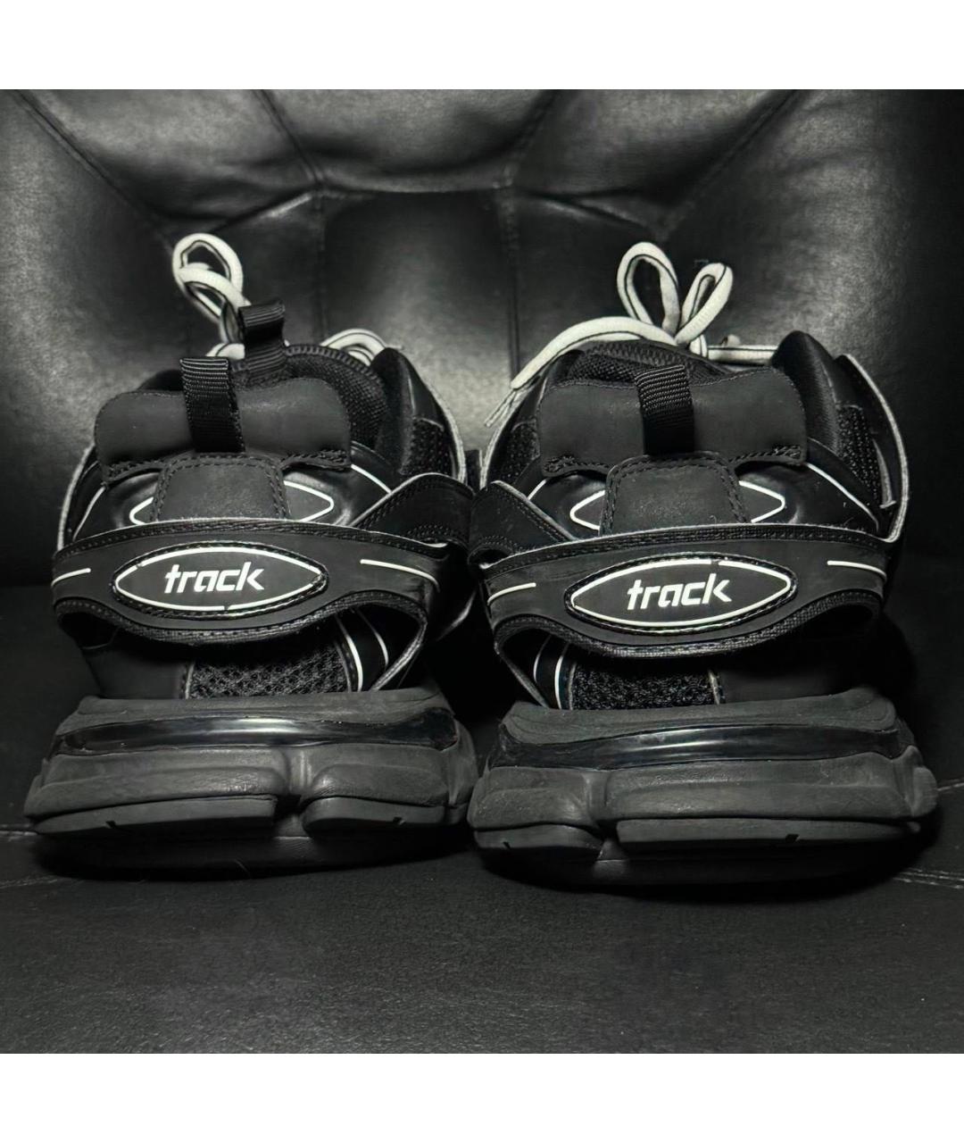 BALENCIAGA Черные текстильные низкие кроссовки / кеды, фото 2