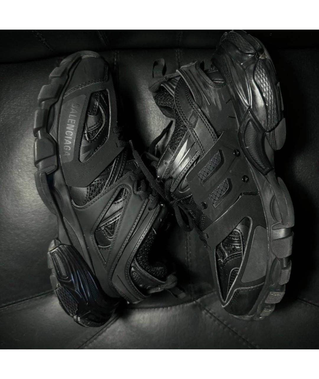 BALENCIAGA Черные текстильные кроссовки, фото 4