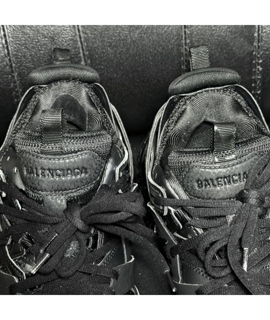 BALENCIAGA Черные текстильные кроссовки, фото 6