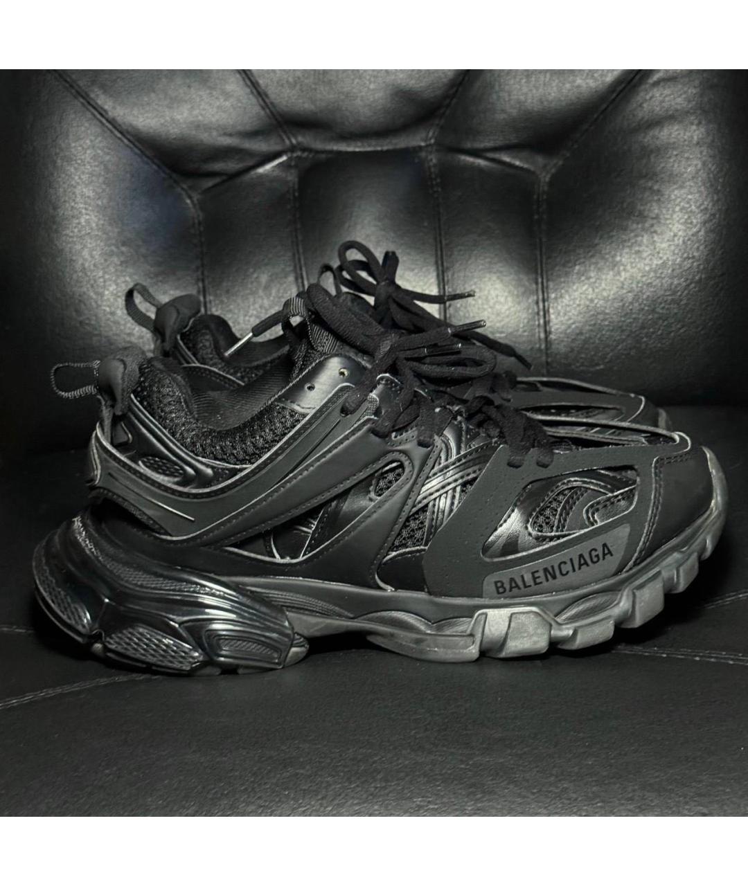 BALENCIAGA Черные текстильные кроссовки, фото 9