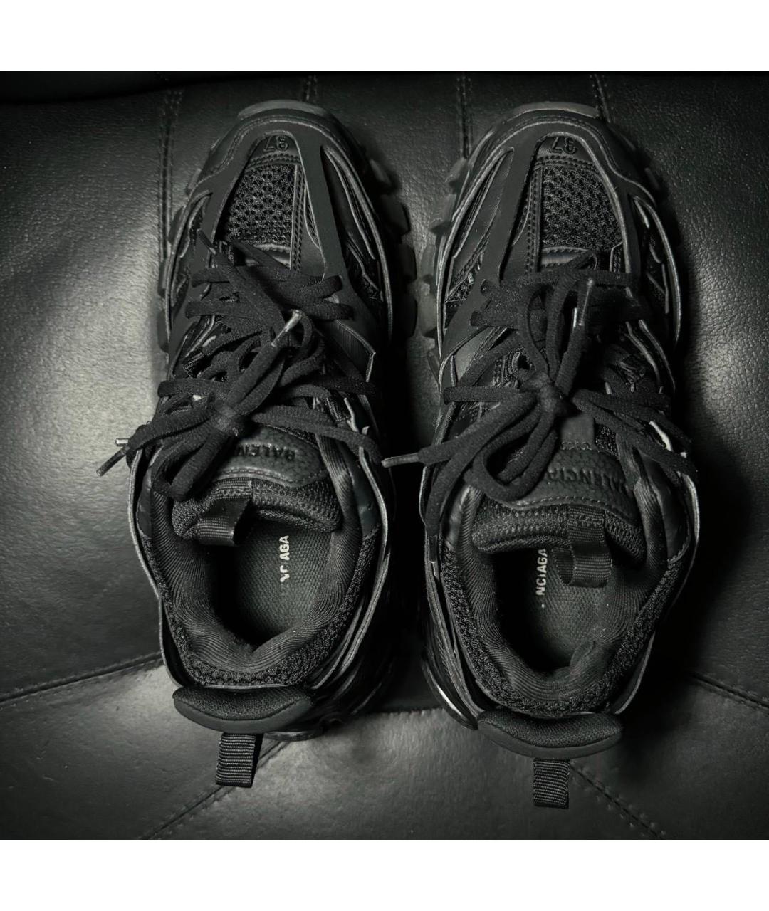BALENCIAGA Черные текстильные кроссовки, фото 7