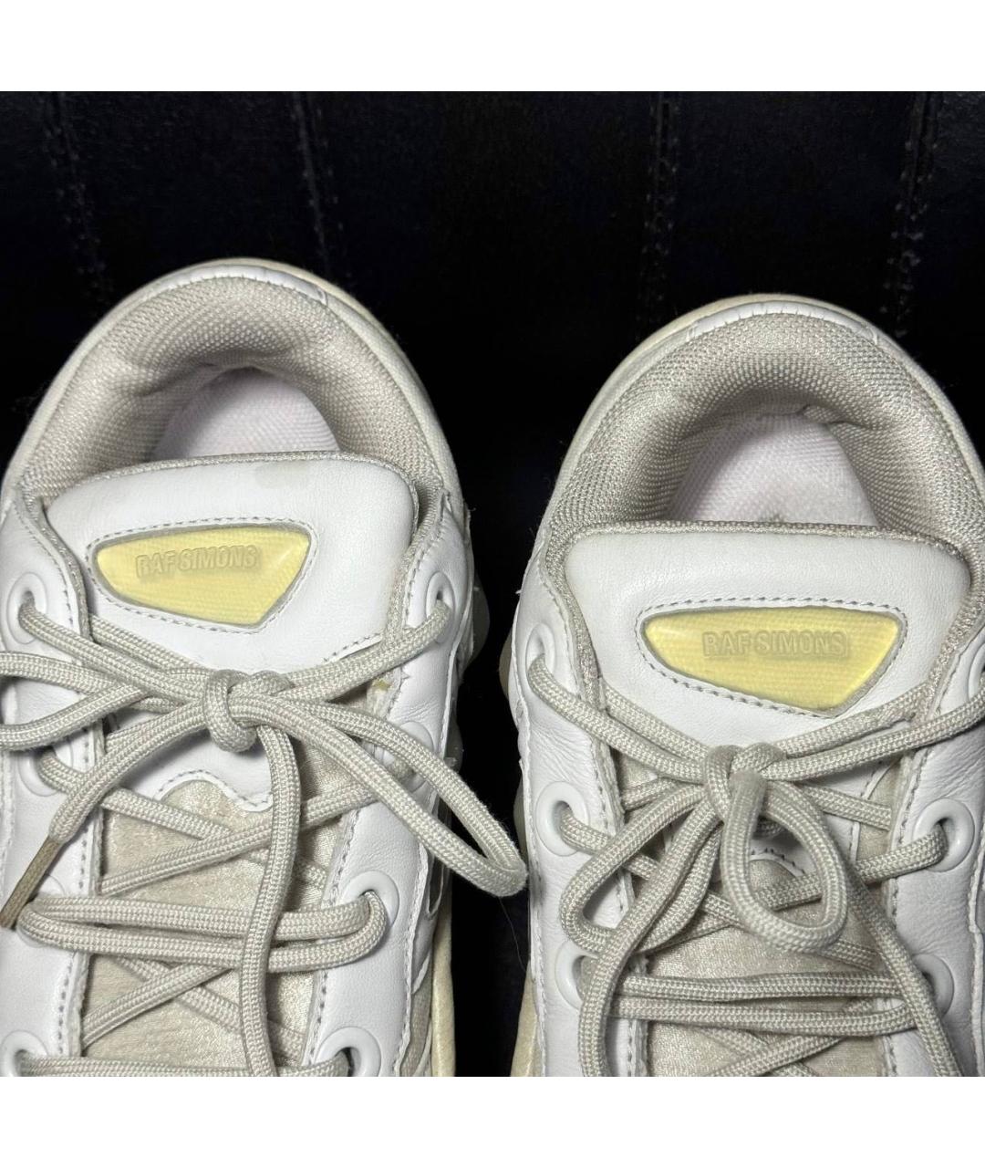 ADIDAS X RAF SIMONS Белые кожаные кроссовки, фото 6