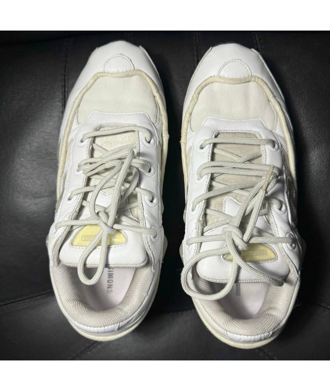 ADIDAS X RAF SIMONS Белые кожаные кроссовки, фото 8