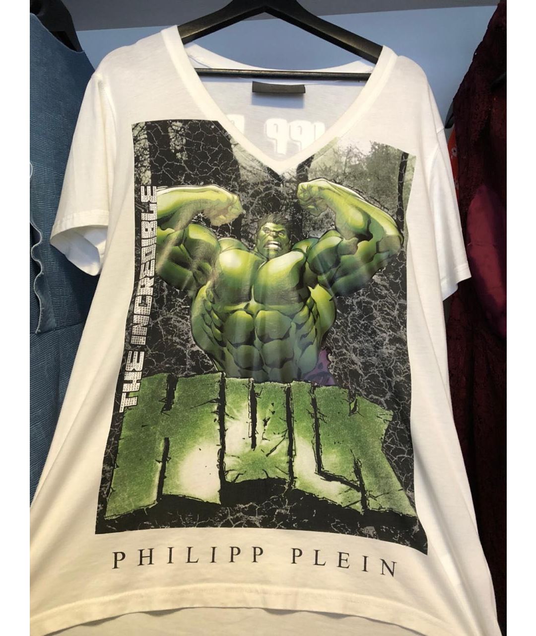 PHILIPP PLEIN Белая хлопковая футболка, фото 3