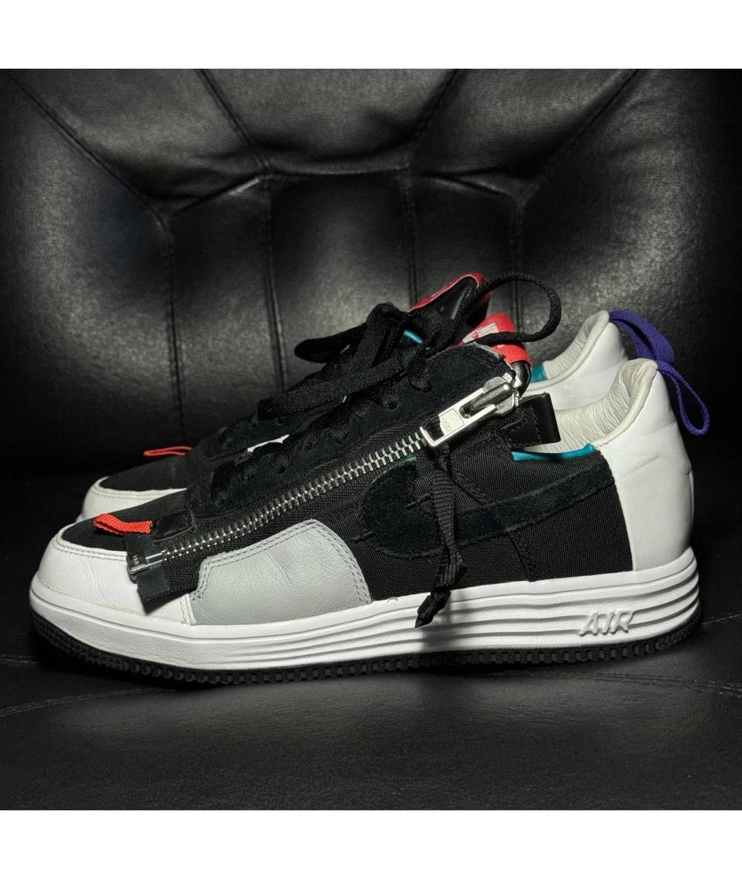 ACRONYM® Белые кожаные низкие кроссовки / кеды, фото 3