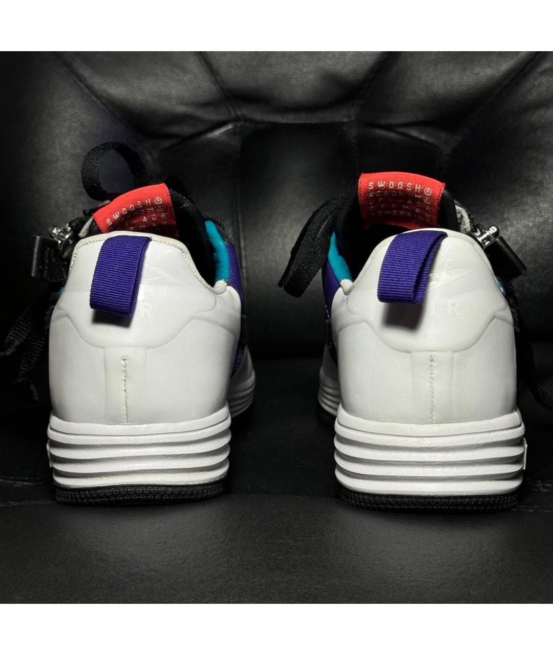 ACRONYM® Белые кожаные низкие кроссовки / кеды, фото 2