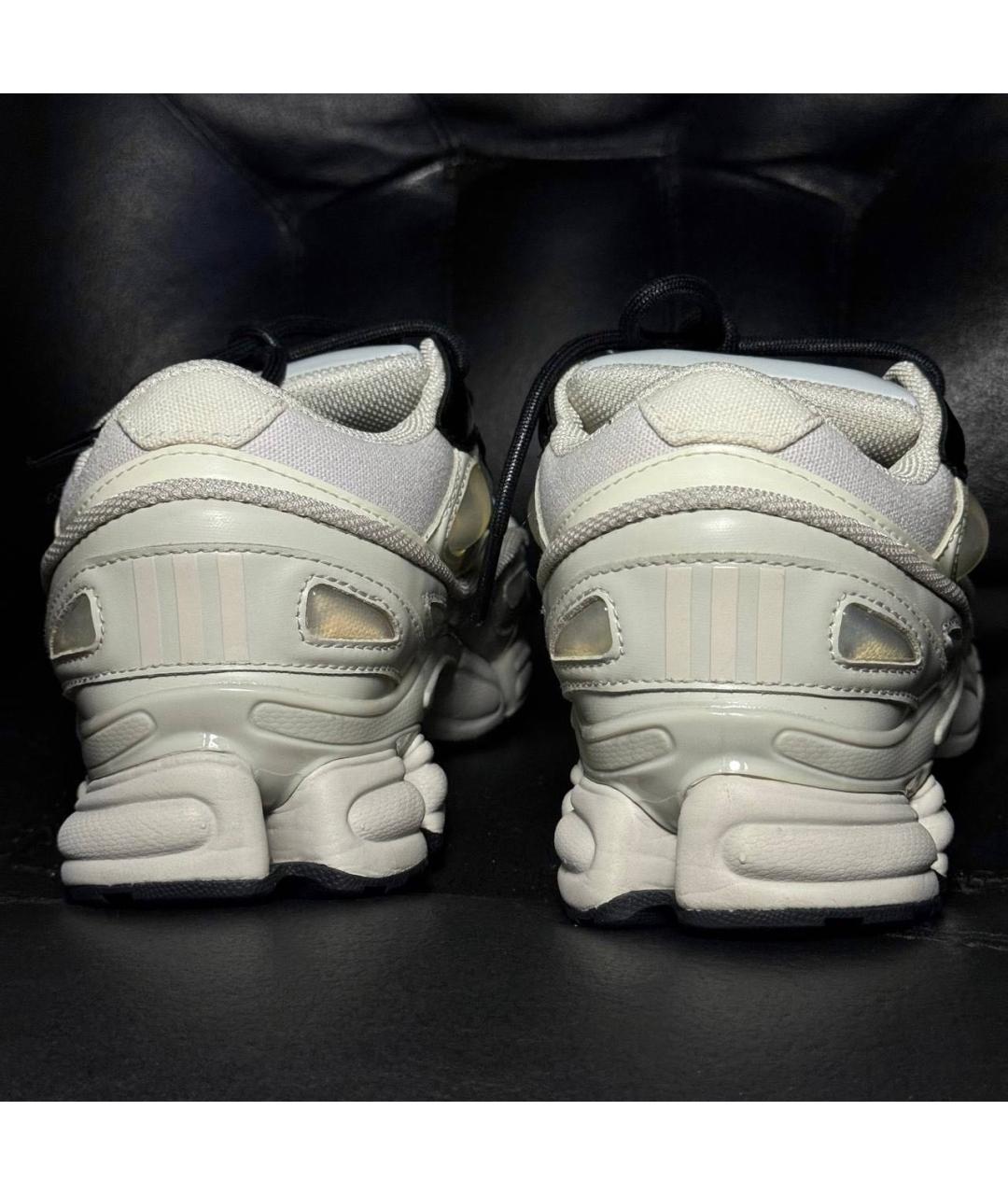 ADIDAS X RAF SIMONS Белые текстильные низкие кроссовки / кеды, фото 2