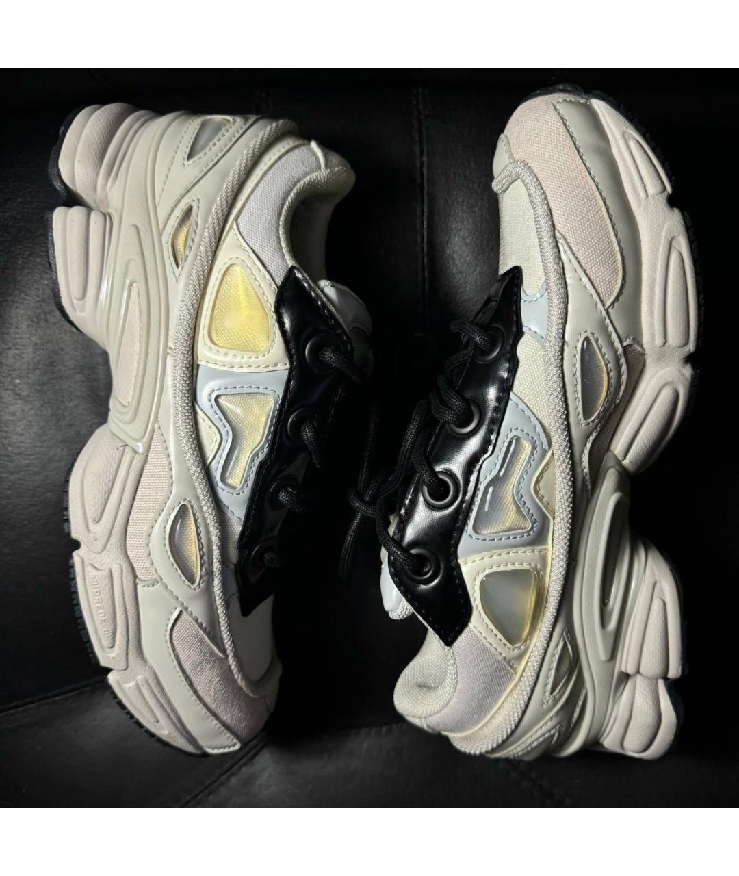 ADIDAS X RAF SIMONS Белые текстильные кроссовки, фото 4