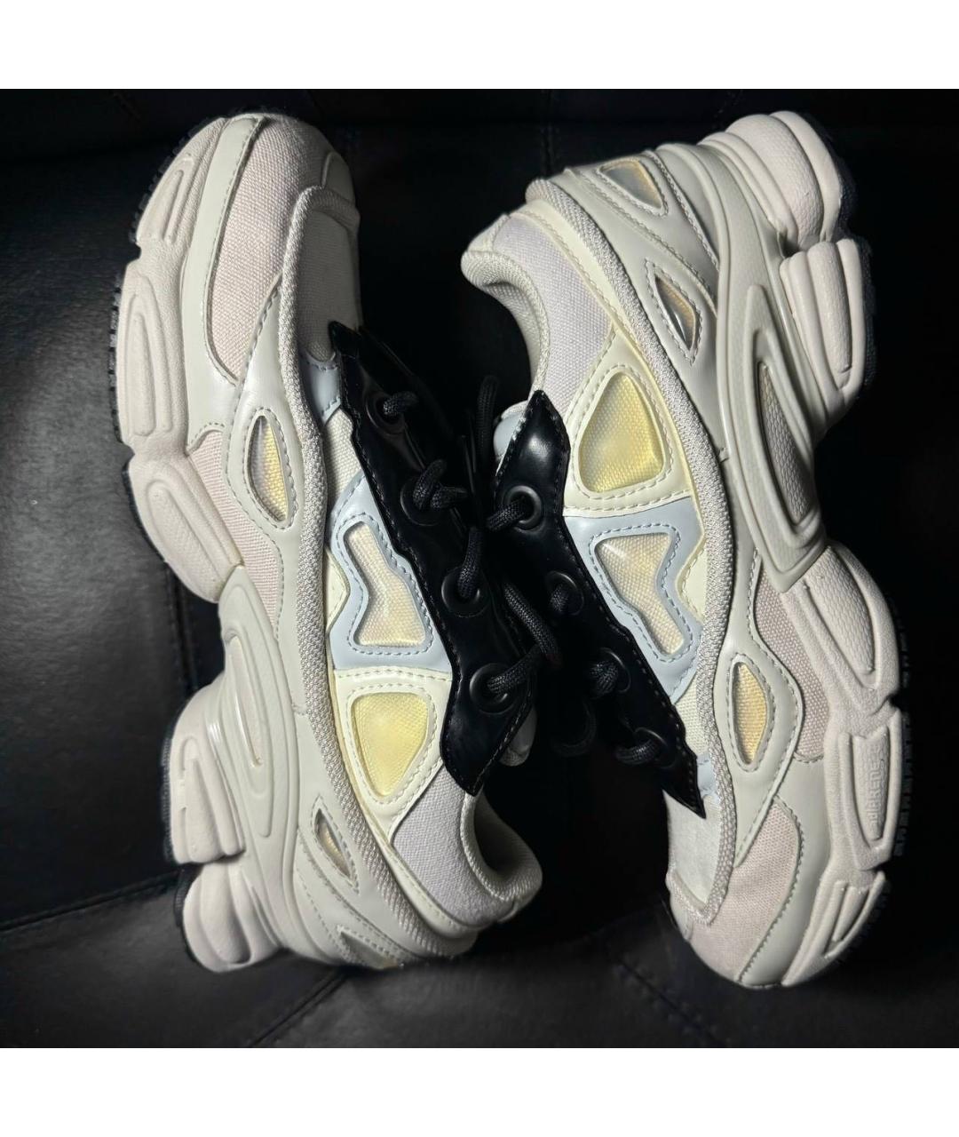 ADIDAS X RAF SIMONS Белые текстильные кроссовки, фото 5