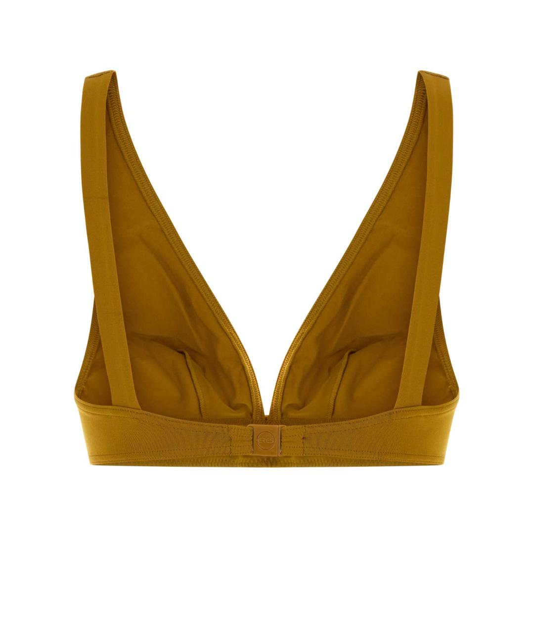 Eres Горчичный полиамидовый купальник, фото 2