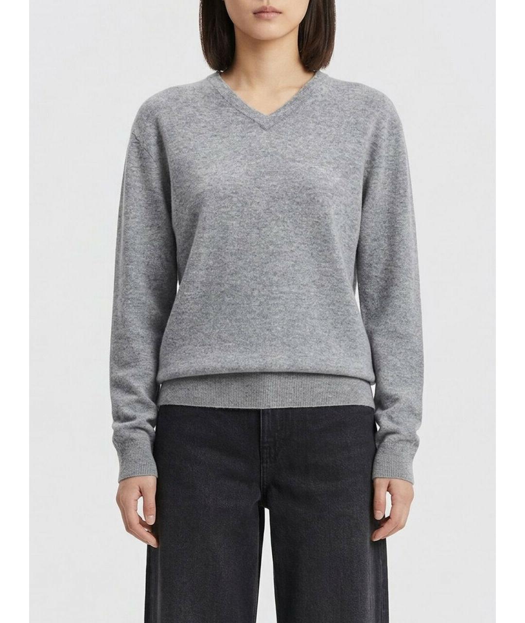 THE ROW Серый кашемировый джемпер / свитер, фото 3