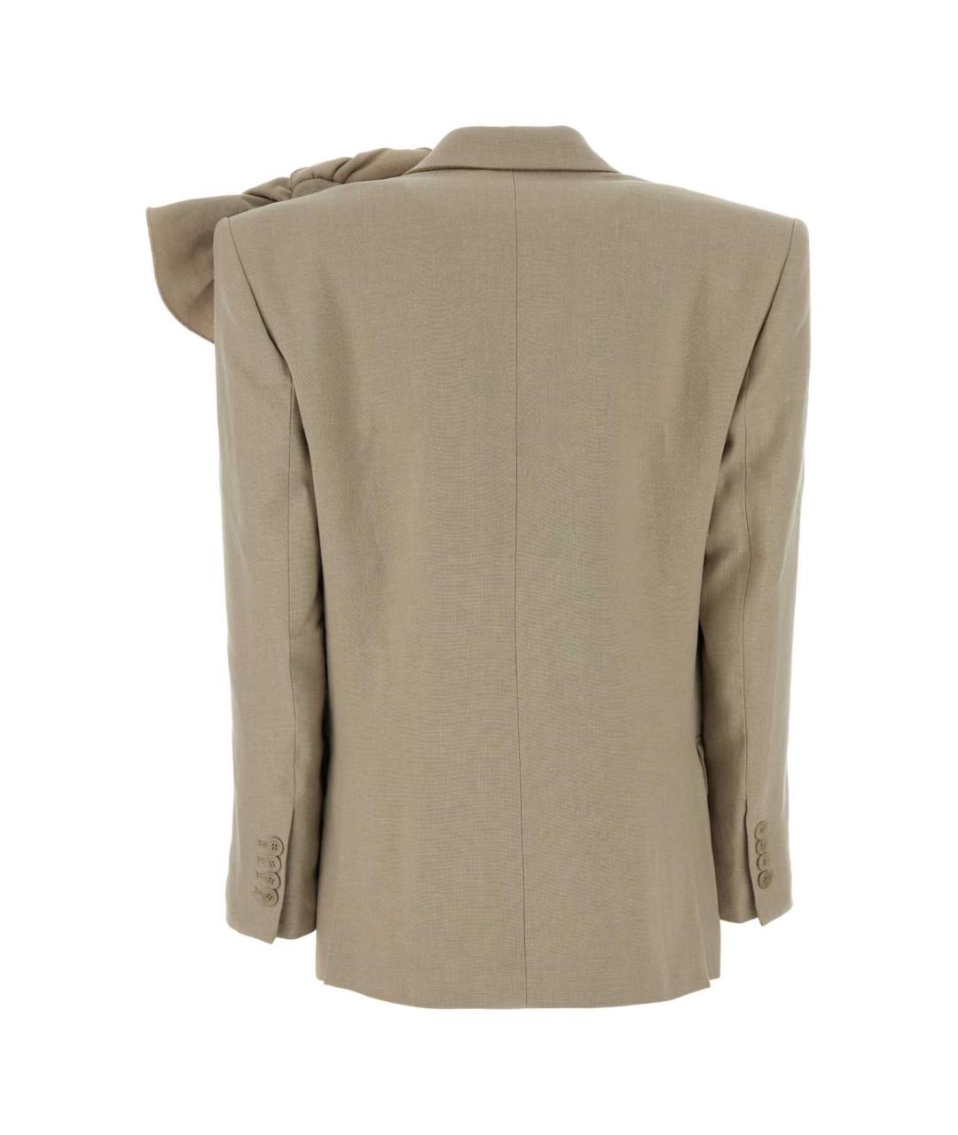 MAGDA BUTRYM Бежевый льняной жакет/пиджак, фото 2