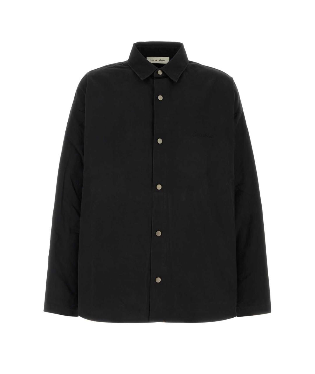FEAR OF GOD ESSENTIALS Черная хлопковая кэжуал рубашка, фото 1