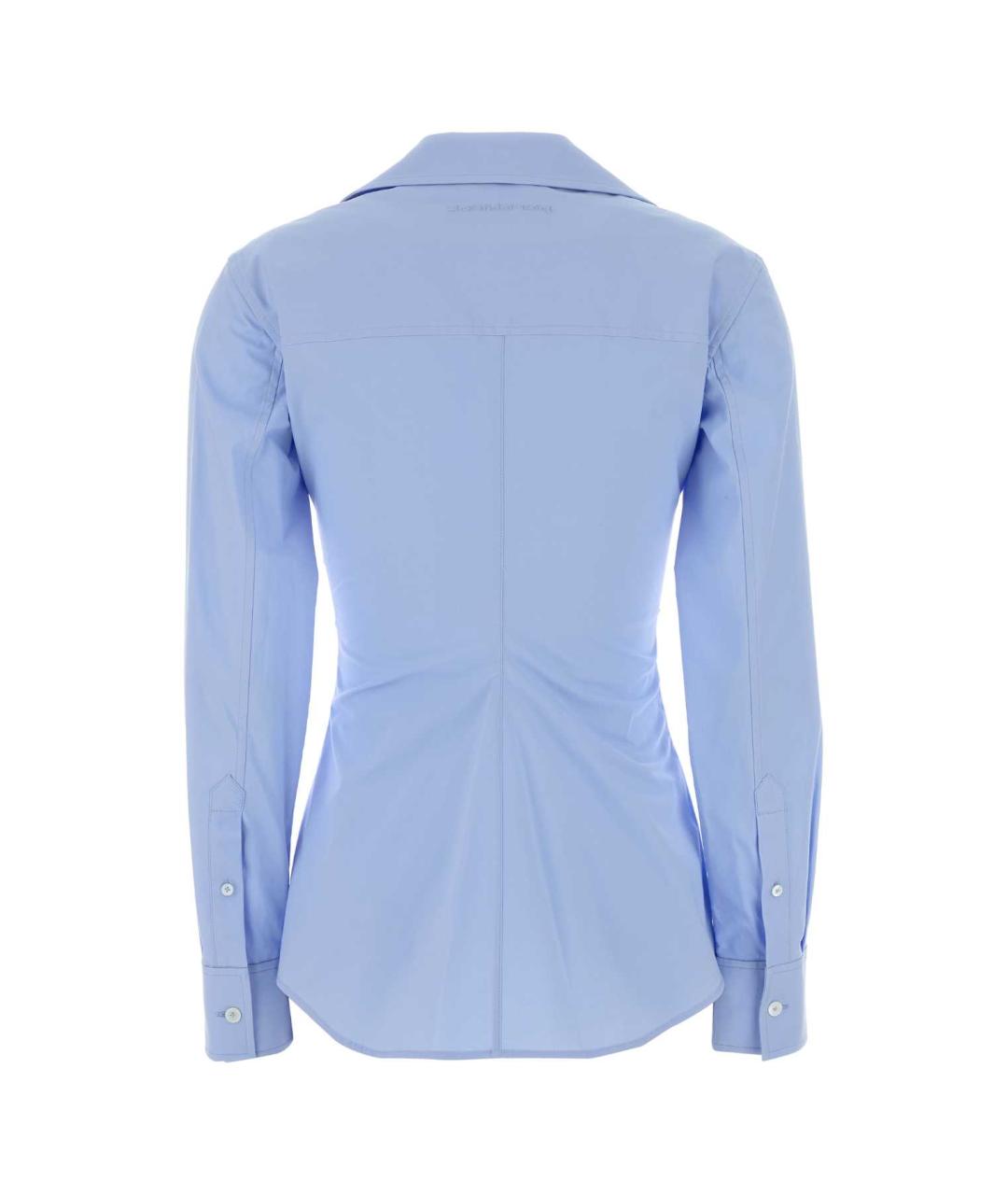 ALEXANDER WANG Голубая хлопковая рубашка, фото 2