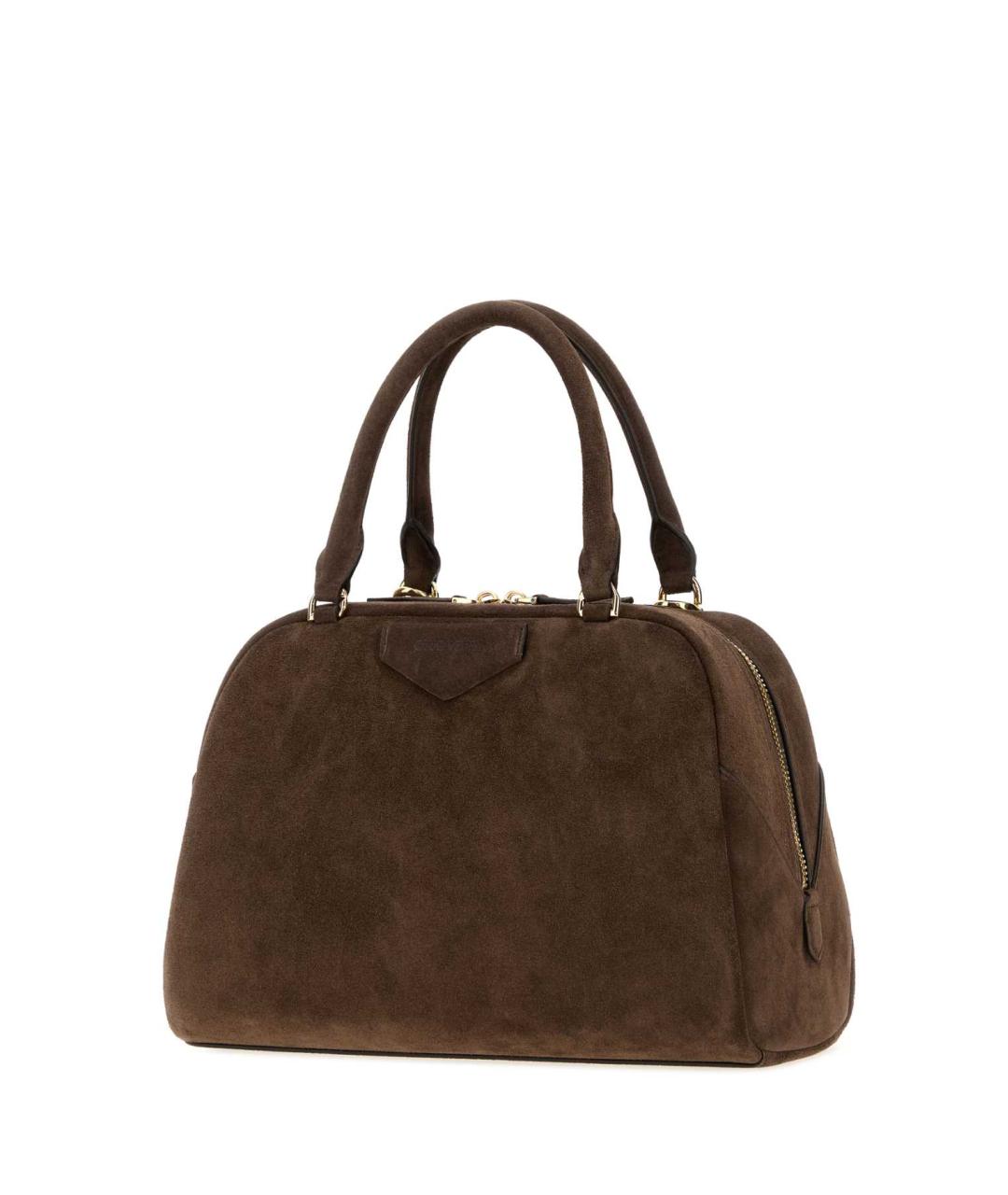 GIVENCHY Коричневая замшевая сумка с короткими ручками, фото 2