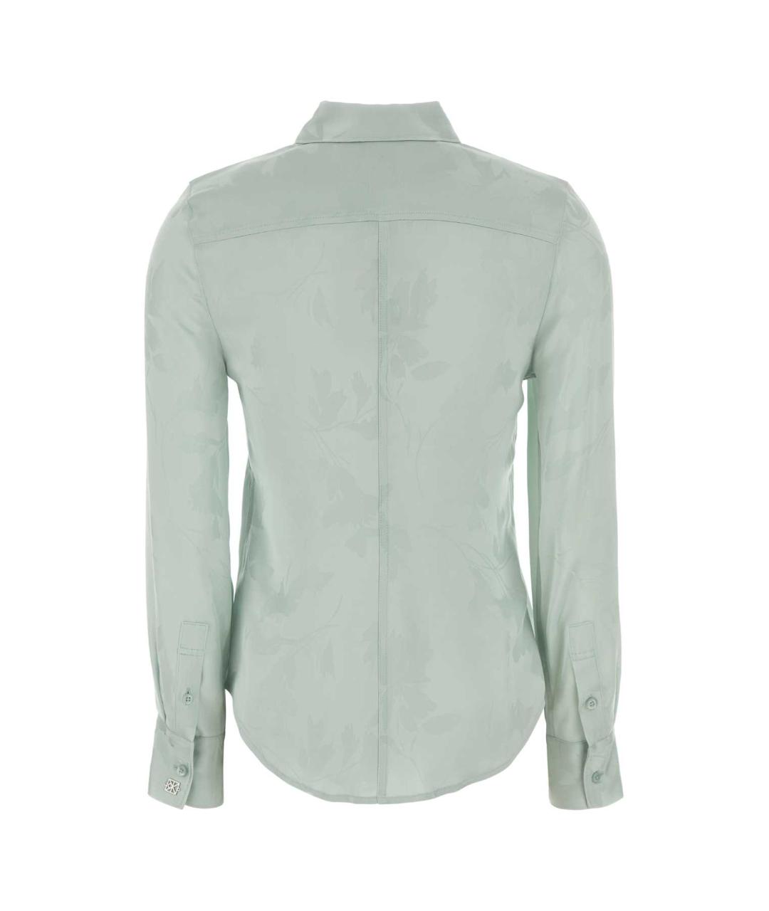 CALVIN KLEIN Голубая вискозная рубашка, фото 2