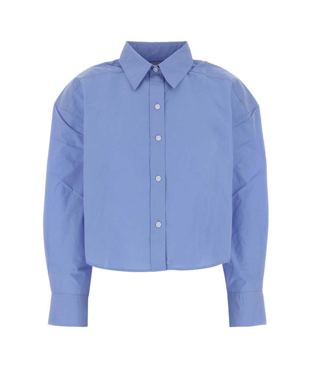 CALVIN KLEIN Голубая хлопковая рубашка, фото 3