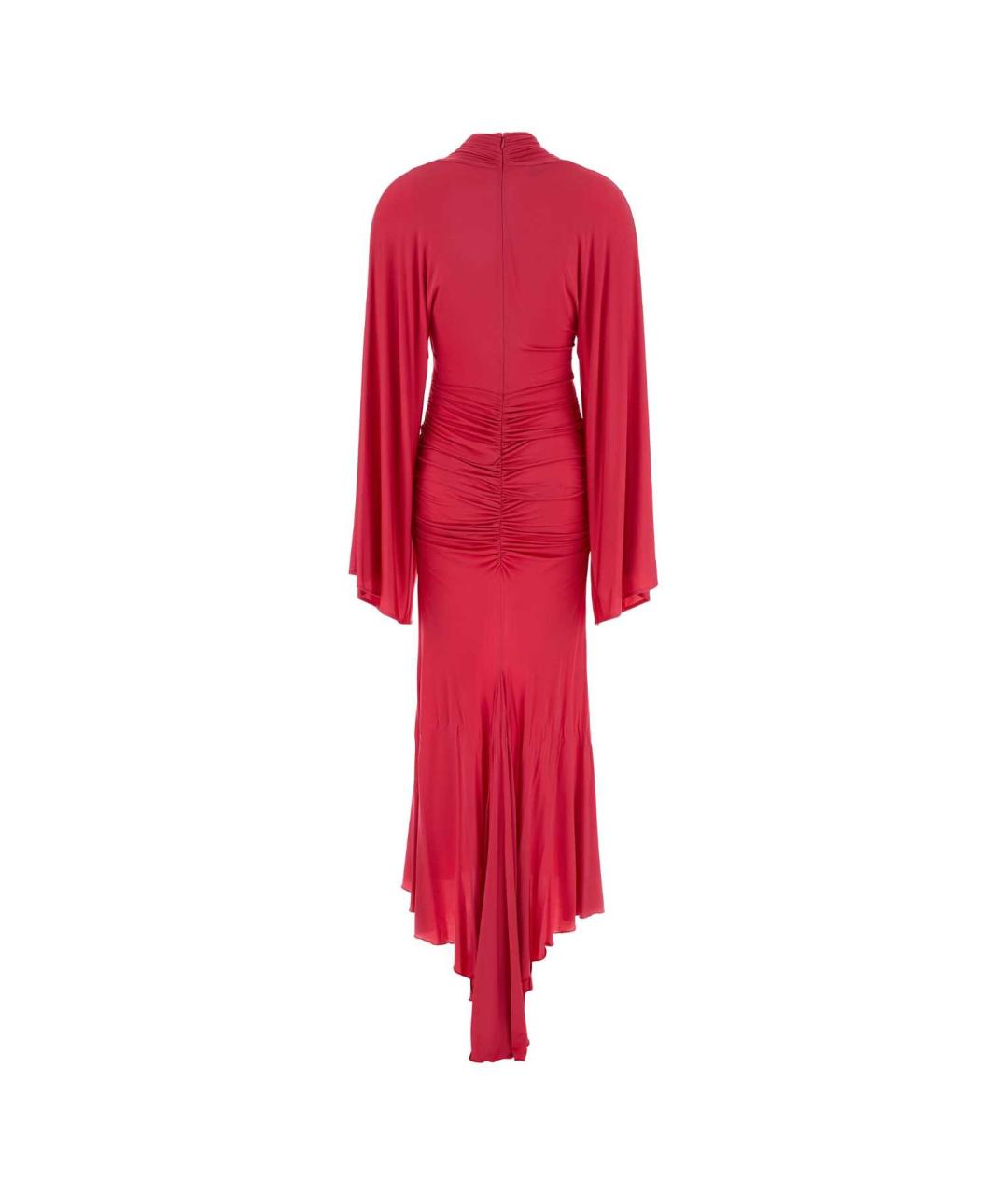 BLUMARINE Красное вискозное платье, фото 2