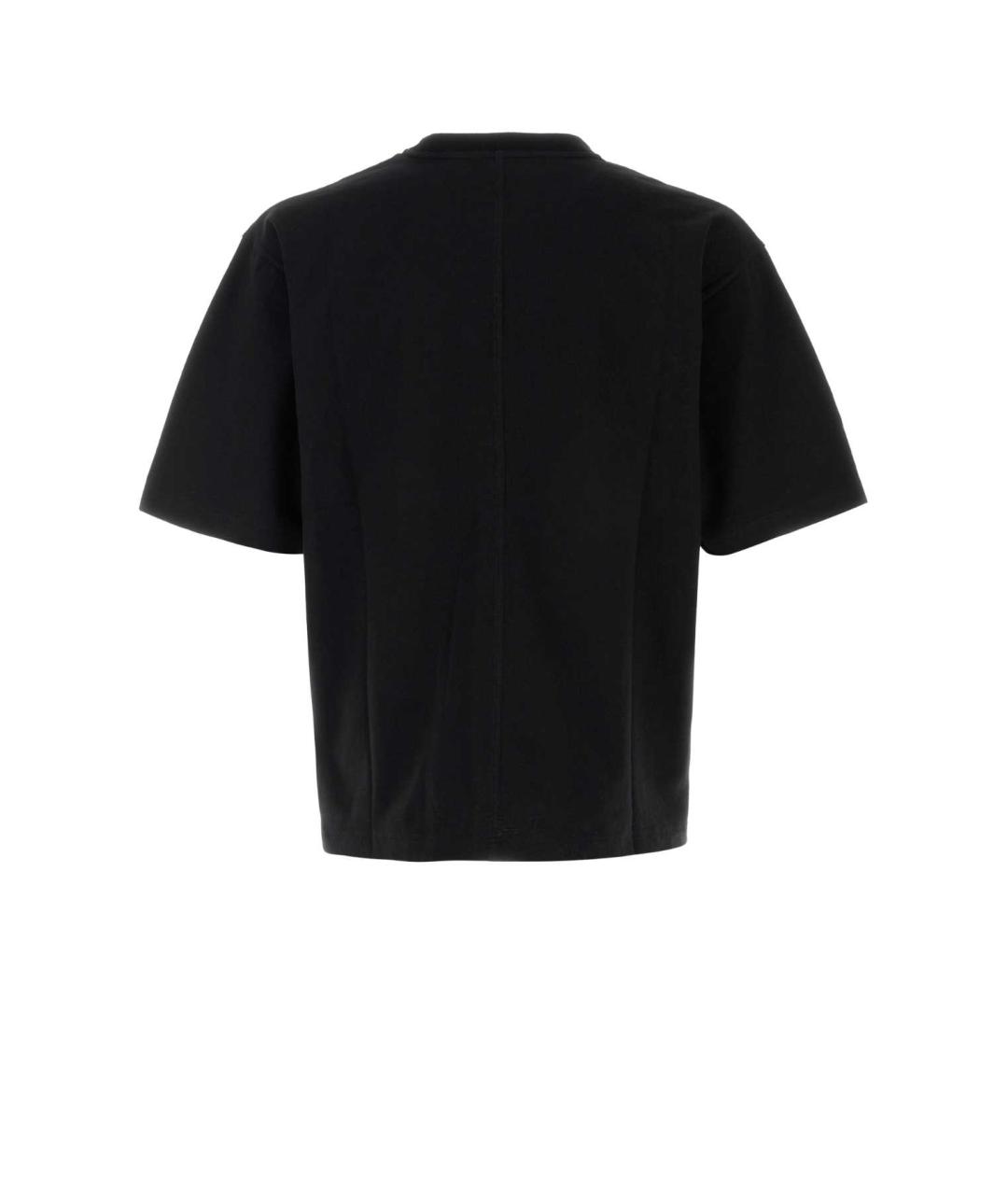 THE ROW Черная хлопковая футболка, фото 2