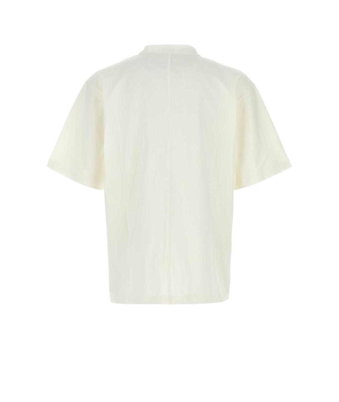 THE ROW Белая хлопковая футболка, фото 2