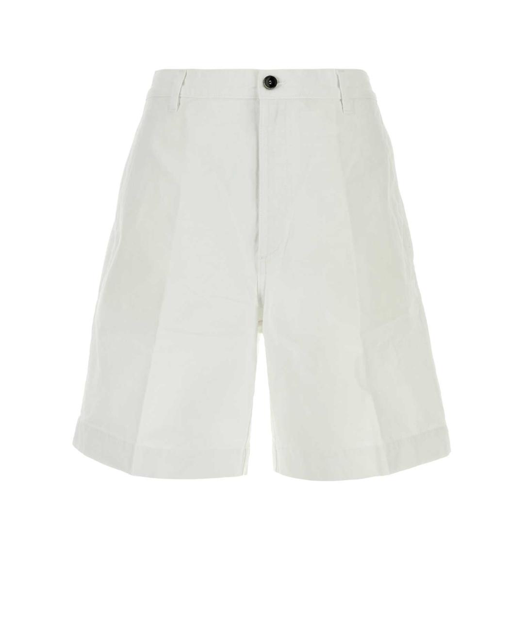 NINE IN THE MORNING Белые хлопковые шорты, фото 1