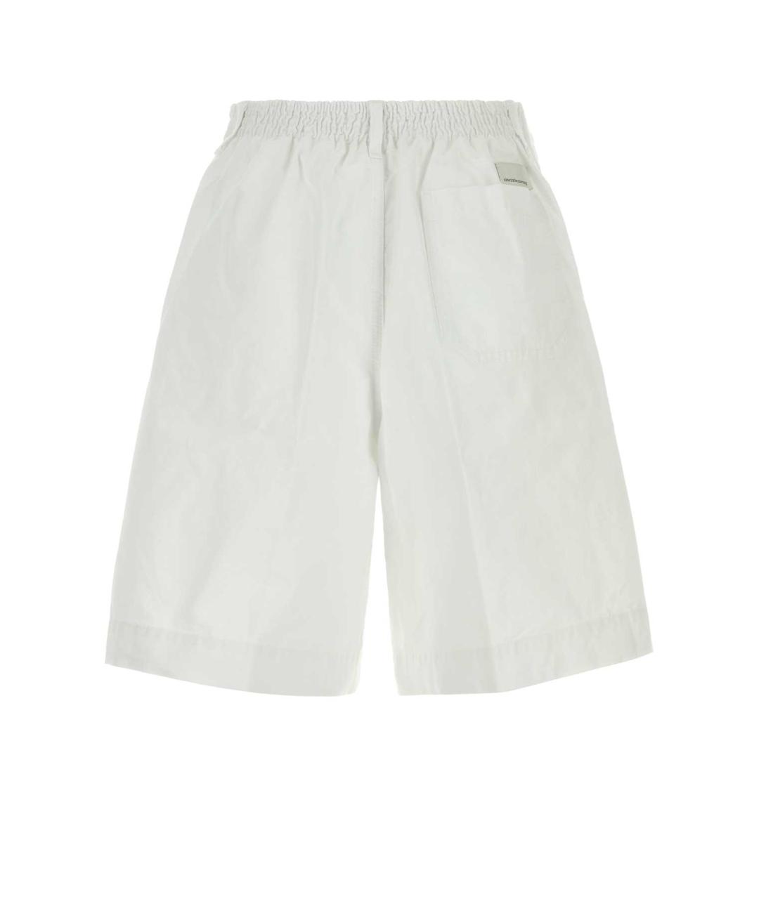NINE IN THE MORNING Белые хлопковые шорты, фото 2