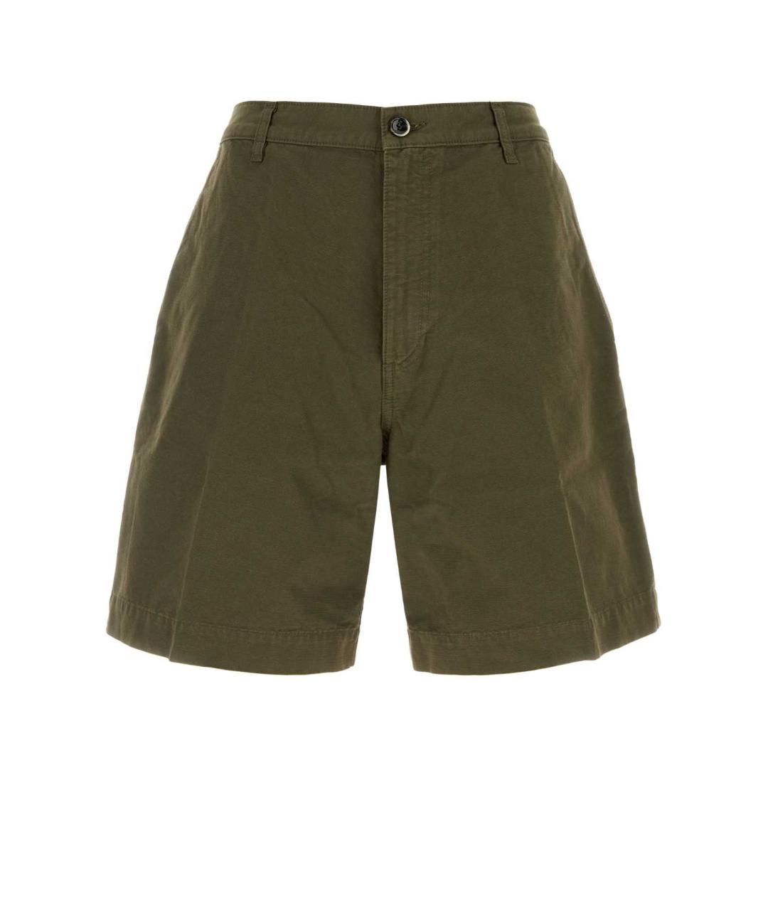 NINE IN THE MORNING Зеленые хлопковые шорты, фото 1